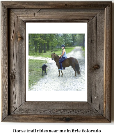 horse trail rides near me in Erie, Colorado